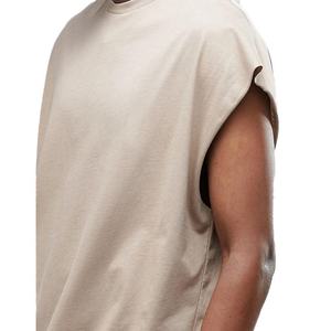 เสื้อยืดแขนกุดแบบ OEM สำหรับผู้ชาย สั่งทำลายพิมพ์ได้ตามต้องการ - Product Image 3