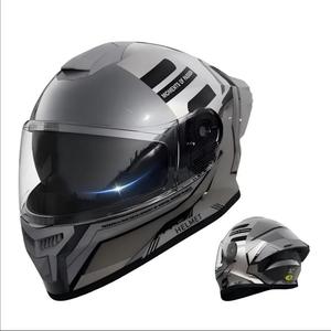Nuevo Casco de Motocicleta ABS con Certificación DOT 3C, Casco Integral para Hombre y Mujer, Cierre Doble D, para las Cuatro Estaciones - Product Image 2