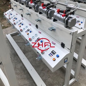 เครื่องพันเส้นด้ายเหล็กแบบกึ่งอัตโนมัติ หลายหัว ยี่ห้อ Longteng ใช้งานง่าย มอเตอร์ 220V 900W 100-1100ม./นาที สินค้าใหม่ - Product Image 5