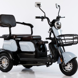 Triciclo Eléctrico de 48v de China, Vehículo Eléctrico de Carrocería Abierta de 3 Ruedas para 2 Pasajeros y Carga Motorizada de 500 kg - Product Image 4
