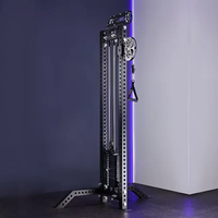 NO.40 Équipement de musculation professionnel de haute performance, rack de musculation multifonctionnel réglable avec système de croisement de câbles, personnalisable pour la musculation