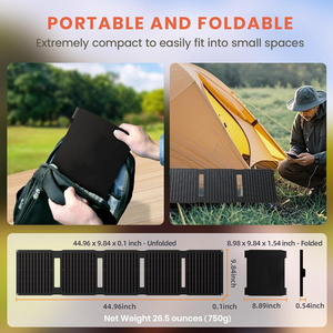 Cargadores de Paneles Solares Portátiles de 40W con Salidas USB-C PD2.0, USB-A QC3.0 y DC, Plegables, Resistentes al Agua IP67 - Product Image 2