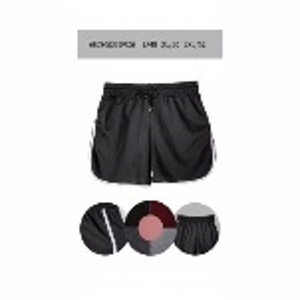 Pantaloncini sportivi a vita alta da donna pantaloni caldi in Spandex con Logo personalizzato formato ricamo XS per palestra - Product Image 1