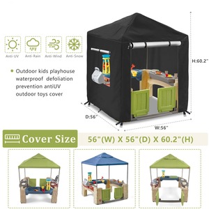 Cubierta Protectora Impermeable para Patio Trasero, de Oxford 210D, para Casa de Juegos <span class=keywords><strong>Infantil</strong></span>, Protección Contra el Polvo, Artículos para el Hogar - Product Image 2