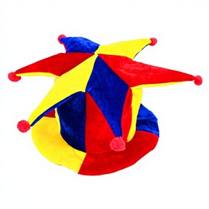 Chapeaux <span class=keywords><strong>de</strong></span> fête <span class=keywords><strong>de</strong></span> carnaval, rouge, jaune, bleu, nouveauté, pas cher, HPC-3305 - Product Image 2