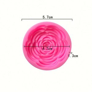 Chocolate Mould With a Big Rose Shape. Silicone <b>Sugar</b> Lace Mould, 3D Fondant Mermaid Tail <b>Cake</b> <b>Decorating</b> OEM\ODM - Product Image 2