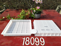 Moule en plastique injecté durable pour briques de pavage, briques de chemin imbriquées, blocs de béton et pavés