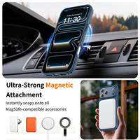 Funda Magnética Antigolpes para Teléfono con Soporte Plegable, Protector de Cámara y Cubierta Protectora Antideslizante para iPhone 17 18 Pro Max