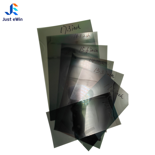 Laptop Screen 10.1 12.5 13.3 14 15.6 16.1 17.3 Inch LCD Polarizer Film Glossy Matte 0 45 90 135 Degre Fine Medium Coarse Grain