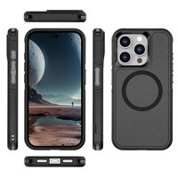 Étui de téléphone professionnel pour 15/14/13/12/Xr/Xs Max/Pro/Plus, magnétique, antichoc, TPU+PC, luxueux, respectueux de la peau, Sjk519 pour