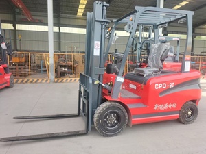 Chariot élévateur à contrepoids électrique à 4 roues de 2 tonnes pour entrepôt, manutention de matériaux à haute efficacité - Product Image 2