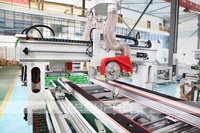 Máquina CNC para fabricación de gabinetes y puertas de madera, con sierra de cuatro lados y router CNC, en venta.