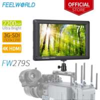 Moniteur sur caméra FEELWORLD FW279S 7 pouces haute luminosité 2200 nit pour appareils photo reflex numériques et hybrides avec écran IPS 1920x1200