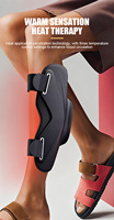 Nouvel appareil de massage des jambes et des mollets avec airbag, massage par compression, compresse chaude, vibration, appareil de beauté, rechargeable par USB, télécommande sans fil