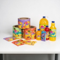 Machine automatique haute vitesse compatible avec les étiquettes OPP enveloppantes pour les bouteilles de boissons en plastique PET