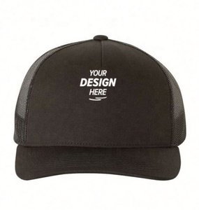 Sombrero de camionero de lona vaquera personalizado 100% gorra de algodón abullonado para actividades al aire libre informales ciclismo y uso en la playa con logotipo bordado - Product Image 2