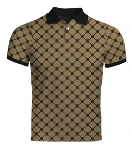 Prezzo diretto della fabbrica degli uomini all'ingrosso stampa camicia da uomo Polo con Logo personalizzato - Product Image 1
