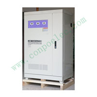 JSW-80KVA 100KVA 3 phases ferro-résonant/condensateur/statique/sans contact régulateur de stabilisateur de tension purifié de précision AVR 380/400V