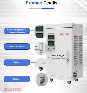 Estabilizador de Voltaje 190v 220v 380v 50KVA 100KVA, Resuelve el Problema del Voltaje Local Instable, Equipo de Protección Personalizable - Product Image 6