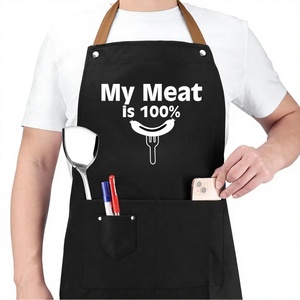 DEYA Cadeau pour Hommes - <span class=keywords><strong>Tablier</strong></span> de Chef <span class=keywords><strong>Coquin</strong></span> avec Poches, Sans Manches, Cordon de Serrage pour Anniversaire/Fête des Pères/Anniversaire de Mariage - Product Image 1