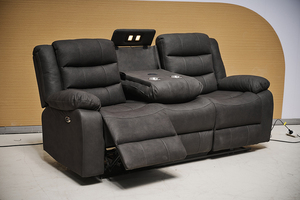 Power <b>Recliner</b> 3+2+1 <b>Fabric</b> With Reading Light and Wireless Charger - Product Image 5