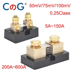 CG FL-15 Customizable USA Type 200A 300A 400A 500A Shunt 50mV 75mV Base-Mounted Current Electrical DC Shunt Resistors For Base