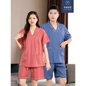 Grande pigiama di seta per gli uomini e le donne costume da bagno primavera calda comodo accappatoio per il massaggio e Pedicure tuta sudata - Product Image 1