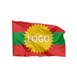 Bandera Personalizada del Frente de Liberación Oromo Nacional, Promocional, de Poliéster, Impermeable <span class=keywords><strong>y</strong></span> Ecológica - Product Image 4