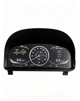 Yuefu Tableau de bord numérique LCD 12,3 pouces en métal noir pour Toyota Série 20 2008-2014 avec garantie d'un an