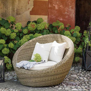 Soleil Fun Mobilier D'extérieur Patio Loisirs Rotin En <span class=keywords><strong>Osier</strong></span> <span class=keywords><strong>Jardin</strong></span> Canapé Simple - Product Image 5