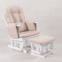 Fauteuil inclinable de maternité à bascule avec repose-pieds et housses lavables