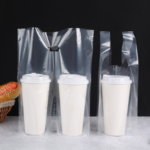 Bolsas de Plástico para Llevar Bebidas, Portavasos para Entrega a Domicilio, Portavasos para Café, Té y Bebidas para Tiendas - Product Image 3