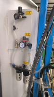 Extrudeuse pneumatique de mastic bicomposant à faible consommation avec système de pressage de fût pour usine de verre, garantie 1 an, certifiée CE