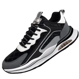 china goods wholesale grey guangzhou sport casual height increasing running running shoe for men sports shoes