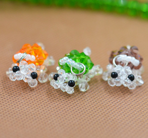 Personnalité argent <span class=keywords><strong>tortue</strong></span> chanceux <span class=keywords><strong>tortue</strong></span> cristal perlé pendentif hypoallergénique 4mm clé breloques petites tortues <span class=keywords><strong>porte</strong></span>-clés - Product Image 2