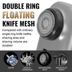 2 in 1 top düzeltici topu tıraş vücut tıraş kasık saç düzeltici elektrik tıraş vücut düzeltici erkekler için - Product Image 3