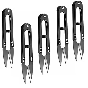 Seam Ripper Set 5Pcs Black Oval Shape Durable <b>Sewing</b> Tool for Needlework - Product Image 1