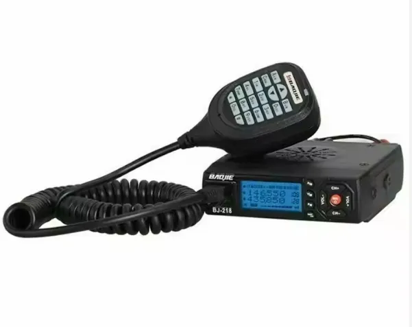 BJ218 Mini autoradio VHF/UHF ricetrasmettitore Dual-Band 25W Mobile ricetrasmittente Radio bidirezionale dispositivi Wireless