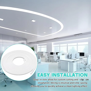Tube LED néon flexible en silicone 10x10mm 12V 24V IP67 étanche 3000K 4000K 6500K pour éclairage extérieur - Product Image 5
