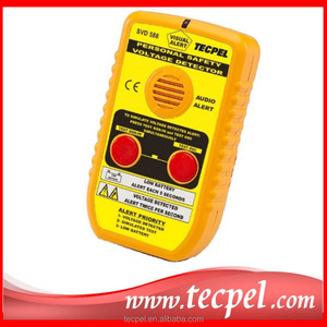เครื่องตรวจจับแรงดันไฟฟ้าส่วนบุคคล TECPEL SVD-588 ได้รับการรับรองมาตรฐาน CE พร้อมอุณหภูมิการทำงานตั้งแต่ -10 องศาเซลเซียส ถึง +55 องศาเซลเซียส - Product Image 4