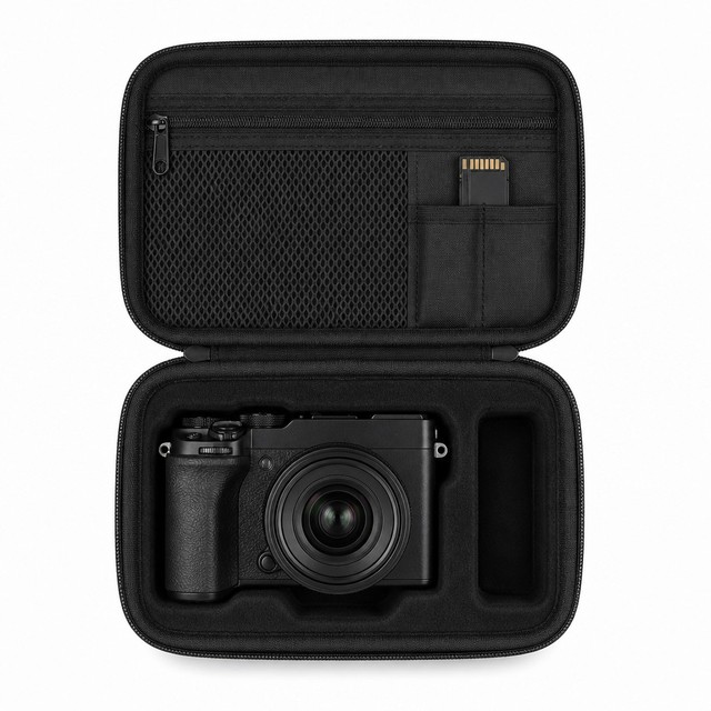 Waterproof EVA Hard Shell Camera Case Shockproof Outdoor Portable Storage Bag for DSLR Mirrorless Camera Lens