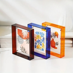 Acrylic Khung ảnh khung kỹ thuật số cho phòng trang trí trong suốt tùy chỉnh đầy màu sắc Acrylic bạc nhỏ từ khung ảnh WM - Product Image 1