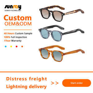 Gafas de Sol Ovaladas Polarizadas UV400 de Moda Gruesa 2025, Gafas de Sol de Acetato de Diseñador para Mujer, Gafas de Sol Retro Vintage para Hombre - Product Image 2