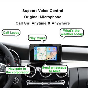Para Apple CarPlay y Android Auto inalámbricos, Mercedes Benz NTG4.5 NTG4.7 NTG5.0 W176 W205 W212 W222 GLA GLC GLE GLS Clase A B C S - Product Image 4