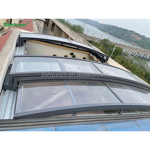Top rated Anti uv/hujan/salju disesuaikan sunroom atap polikarbonat atap atap plastik dapat ditarik atap balkon - Product Image 5