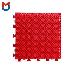 Modern <strong>3x3</strong> Portable Basketball Court Mat Interlocking PP Flooring with Anti-Slip Feature for Outdoor Sports or Workshops - Product Image 3