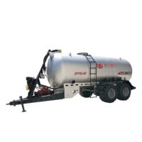 Bouse liquide fumier fumier engrais biogaz épandeur pulvérisateur transport boue pompe semi-remorque pour ferme d'élevage
