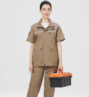 Vêtements de travail unisexes en polyester respirant à manches courtes haute visibilité pour l'été. Fabriqué en usine avec un tissu confortable