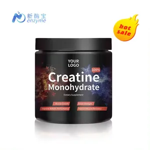 Novalzyme prix de gros marque privée poudre de monohydrate de créatine en vrac de qualité alimentaire 200 mailles
