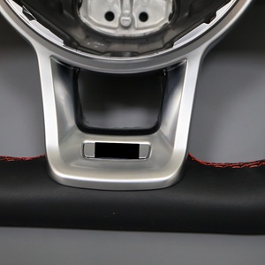 Volante Personalizado con Mejora de Diseño para VW TDI <span class=keywords><strong>TSI</strong></span> GLI TCR <span class=keywords><strong>Polo</strong></span> 6 7 5 4 7.5 3 R MK6 MK7 - Product Image 4